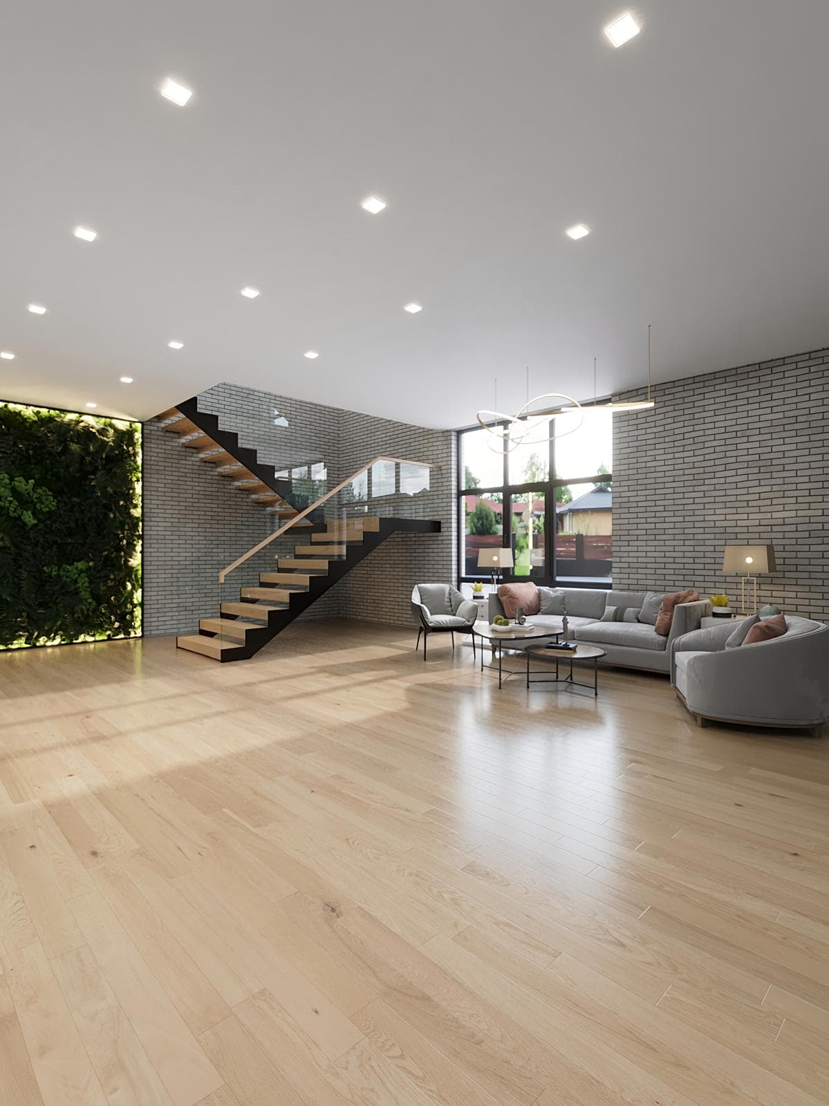 Classic ARC staircase - side profile showcasing structural beauty